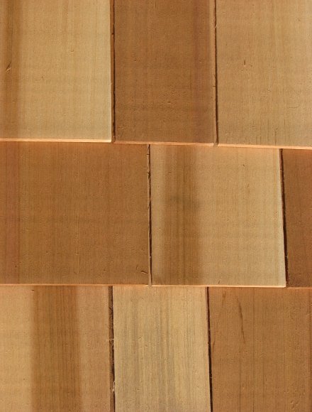 I. osztályú csiszolt zsindely – termékábra és keresztmetszet
